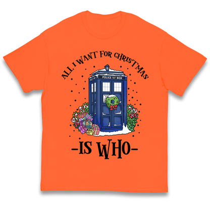 Dr Who Christmas kids t shirt