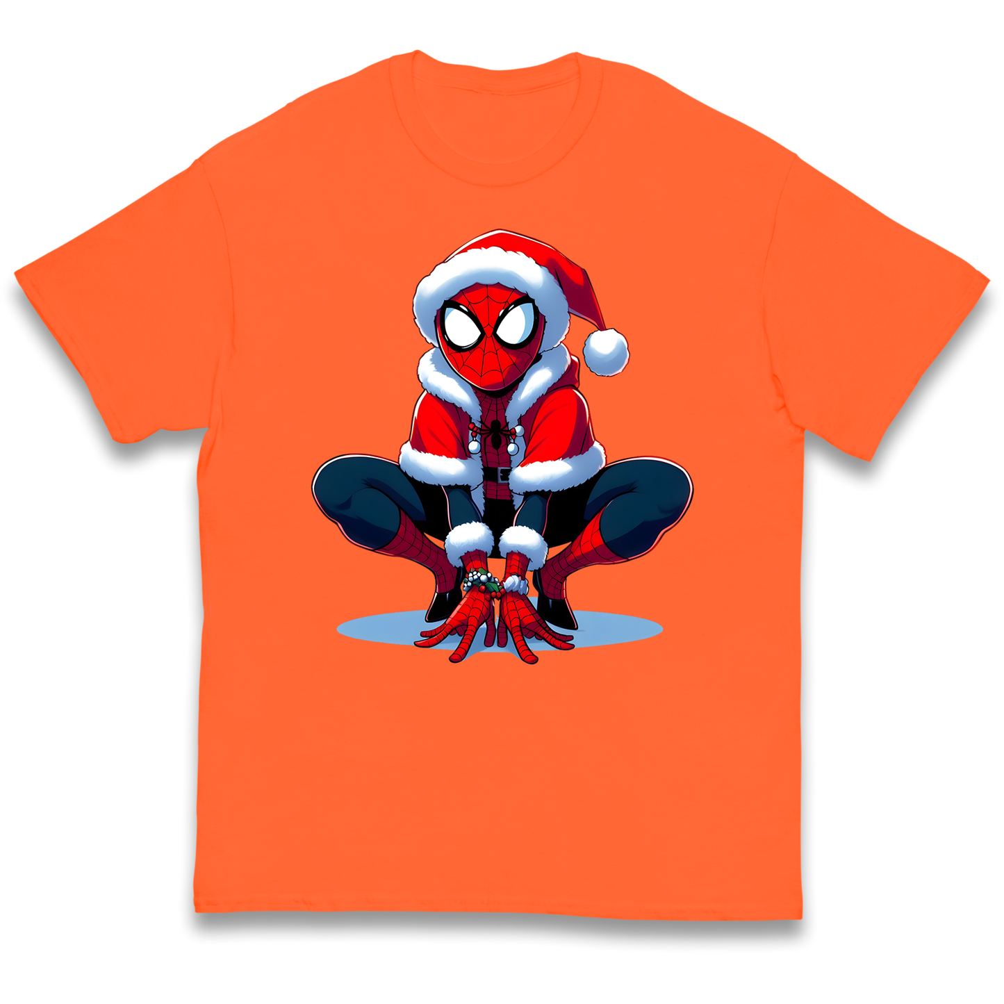 Spiderman Santa kids t shirt