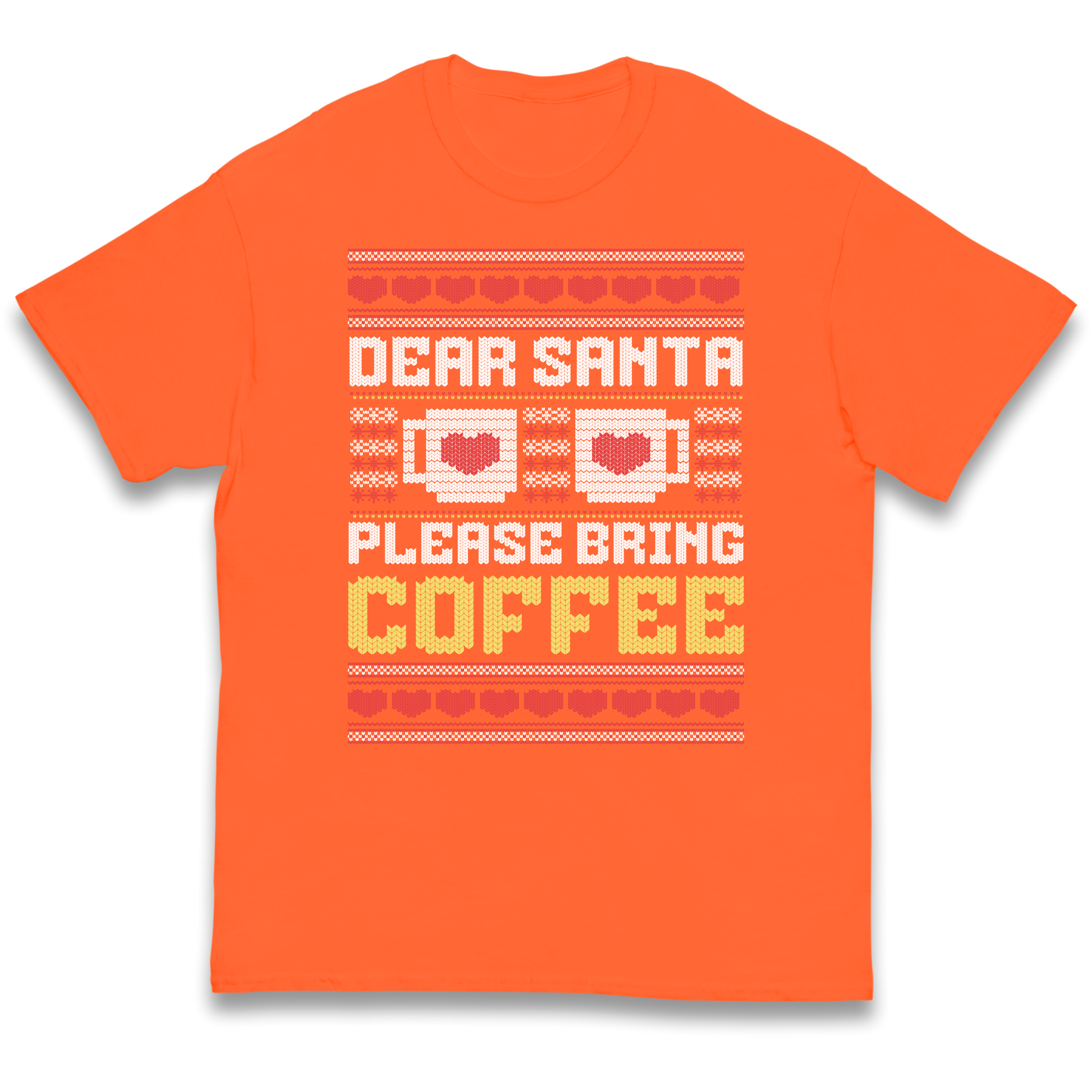 Dear Santa Please Bring Coffee kids t shirt