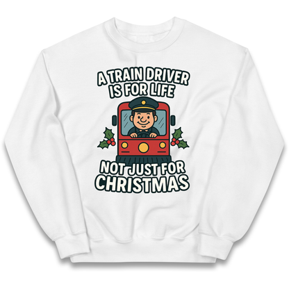 Train Driver Christmas Kids Jumper