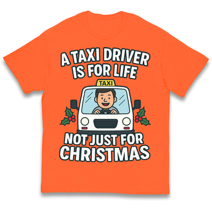 Taxi Driver Christmas Kids T Shirt