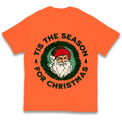 Tis The Season Santa Claus Christmas kids t shirt