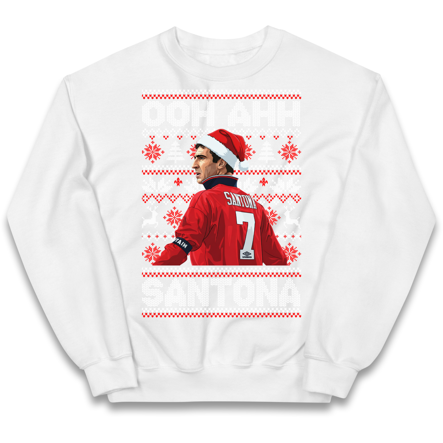 M'nchester United Christmas Kids Jumper