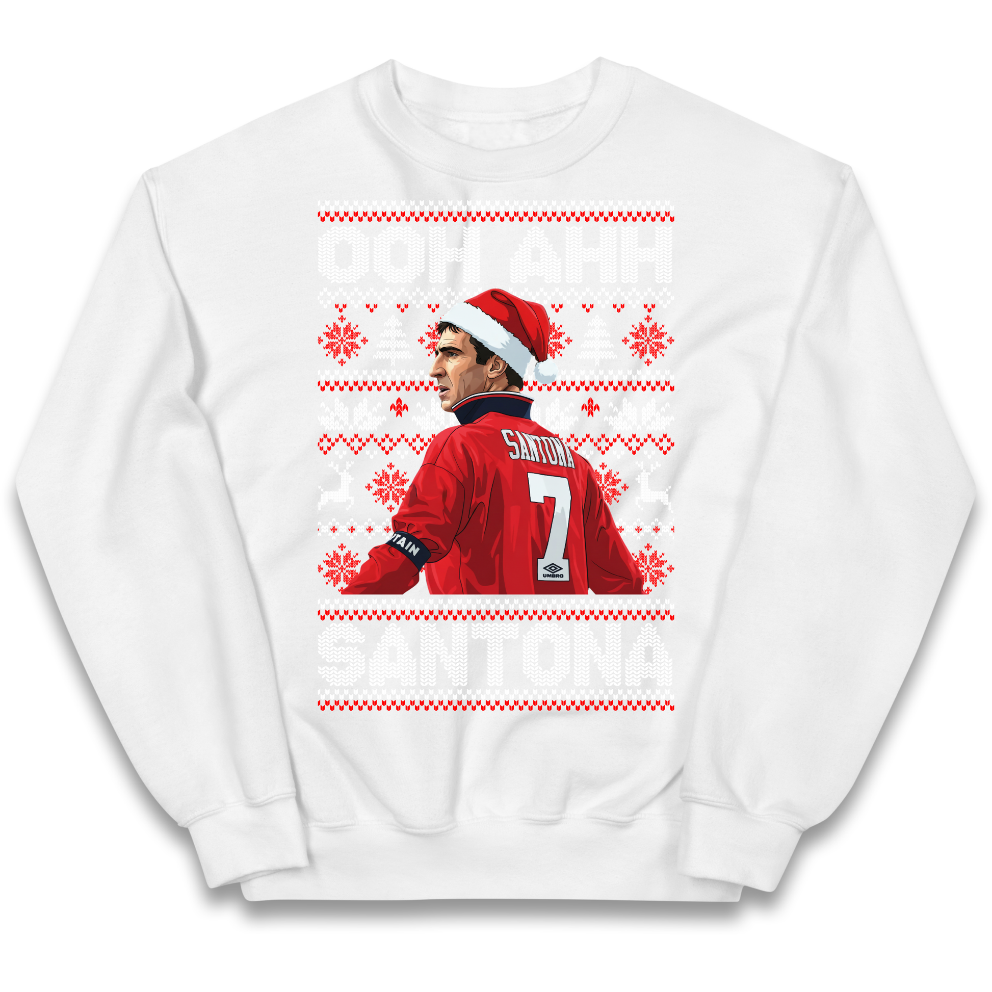 M'nchester United Christmas Kids Jumper