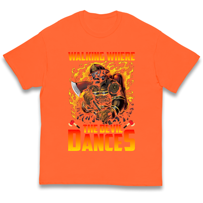 Walking Where The Devil Dances kids t shirt