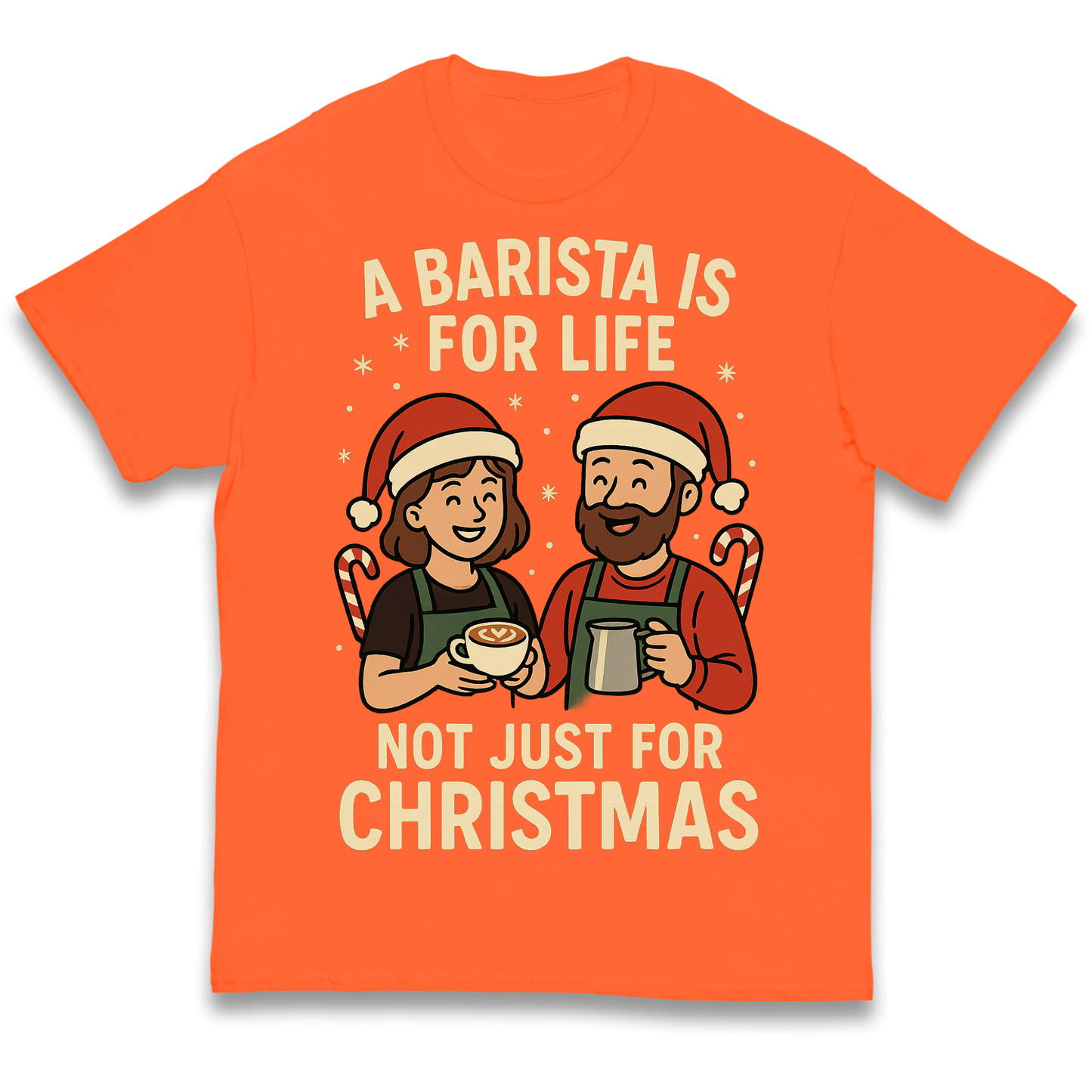 Barista Christmas Kids T Shirt