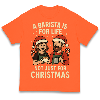 Barista Christmas Kids T Shirt