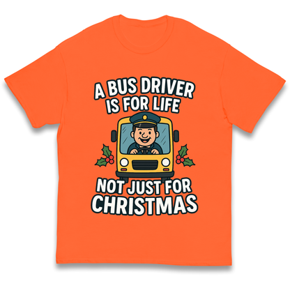 Bus Driver Christmas Kids T Shirt