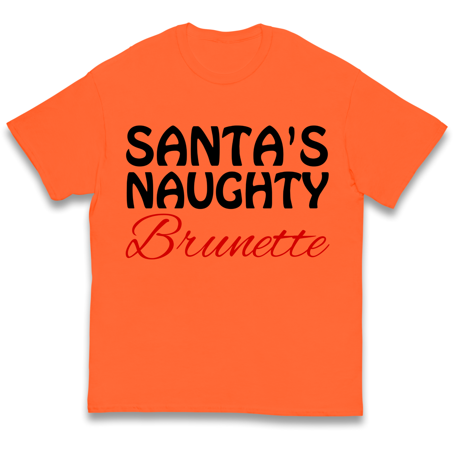 Naughty Brunette Kids T Shirt