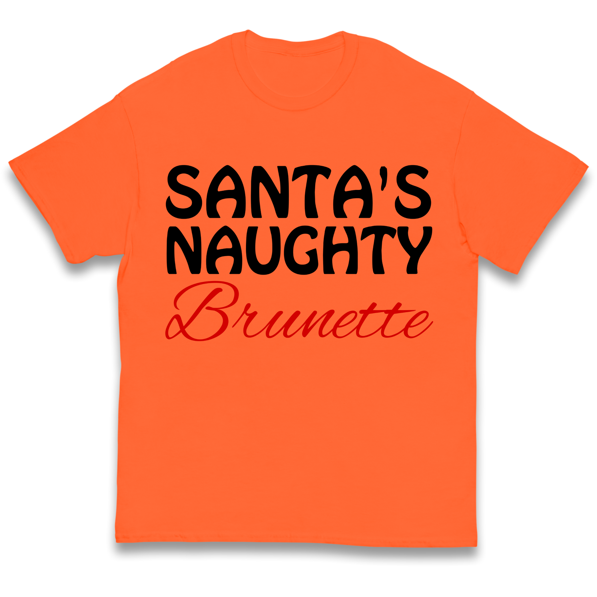 Naughty Brunette Kids T Shirt