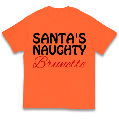 Naughty Brunette Kids T Shirt