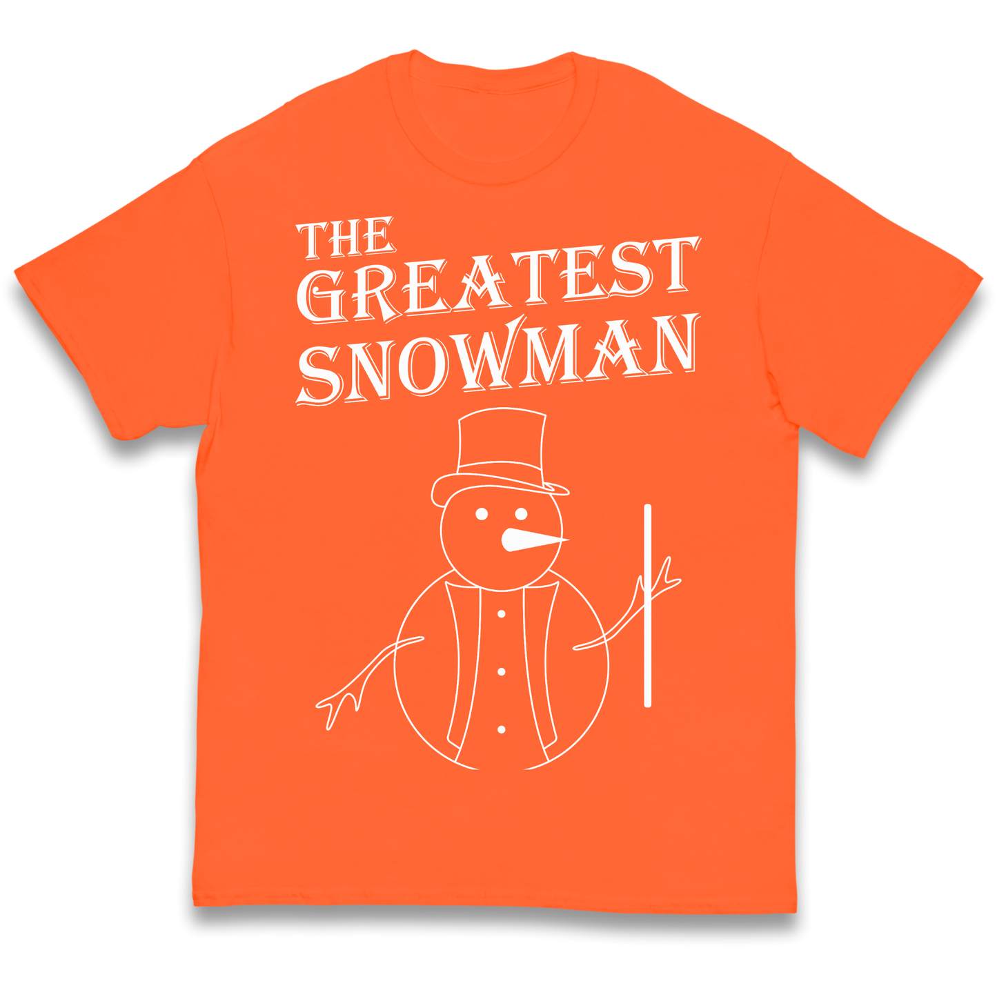 The Greatest Snowman Christmas kids t shirt