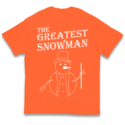 The Greatest Snowman Christmas kids t shirt