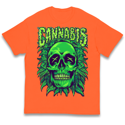 Cannabis Skull kids t shirt