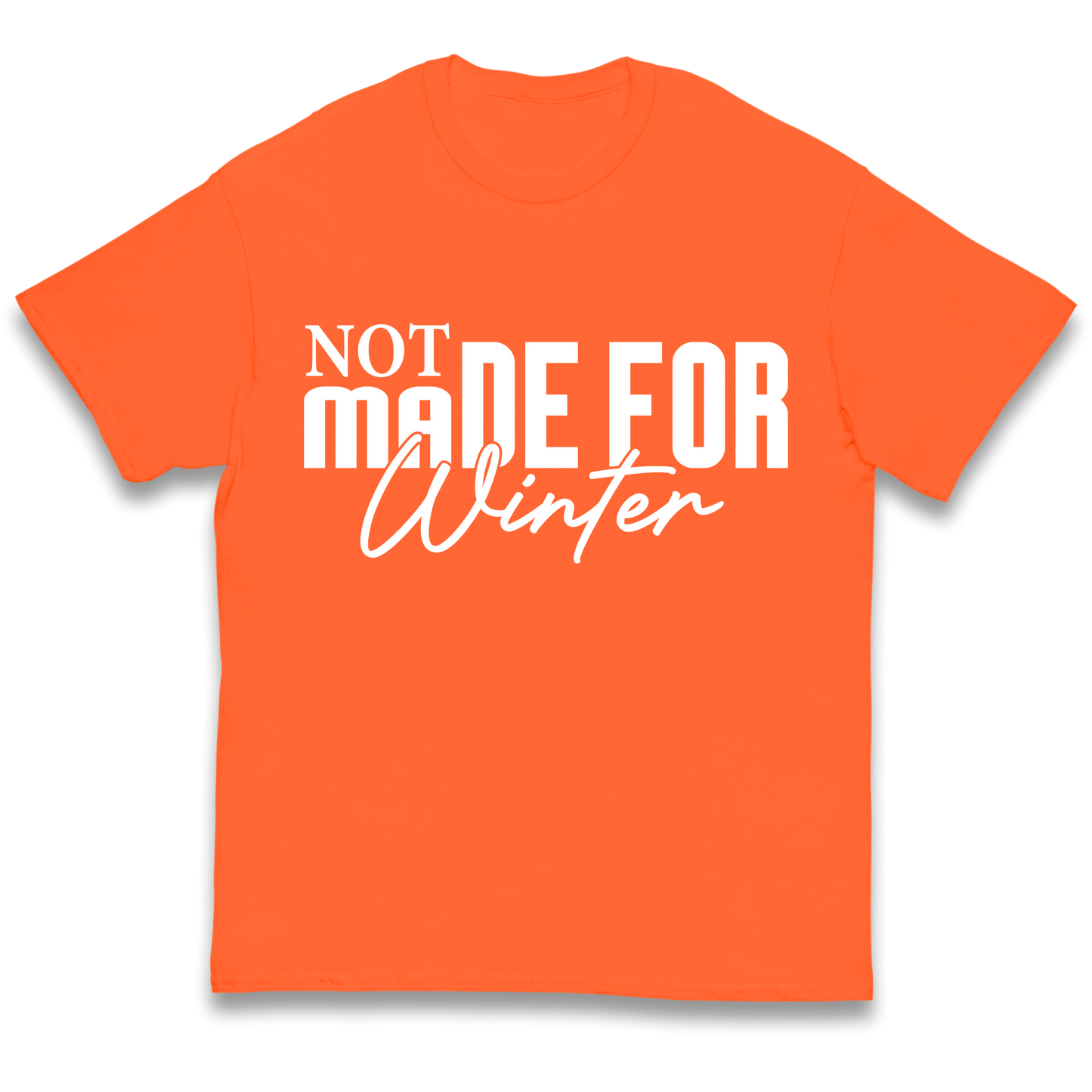 Not Made For Winter Christmas kids t shirt
