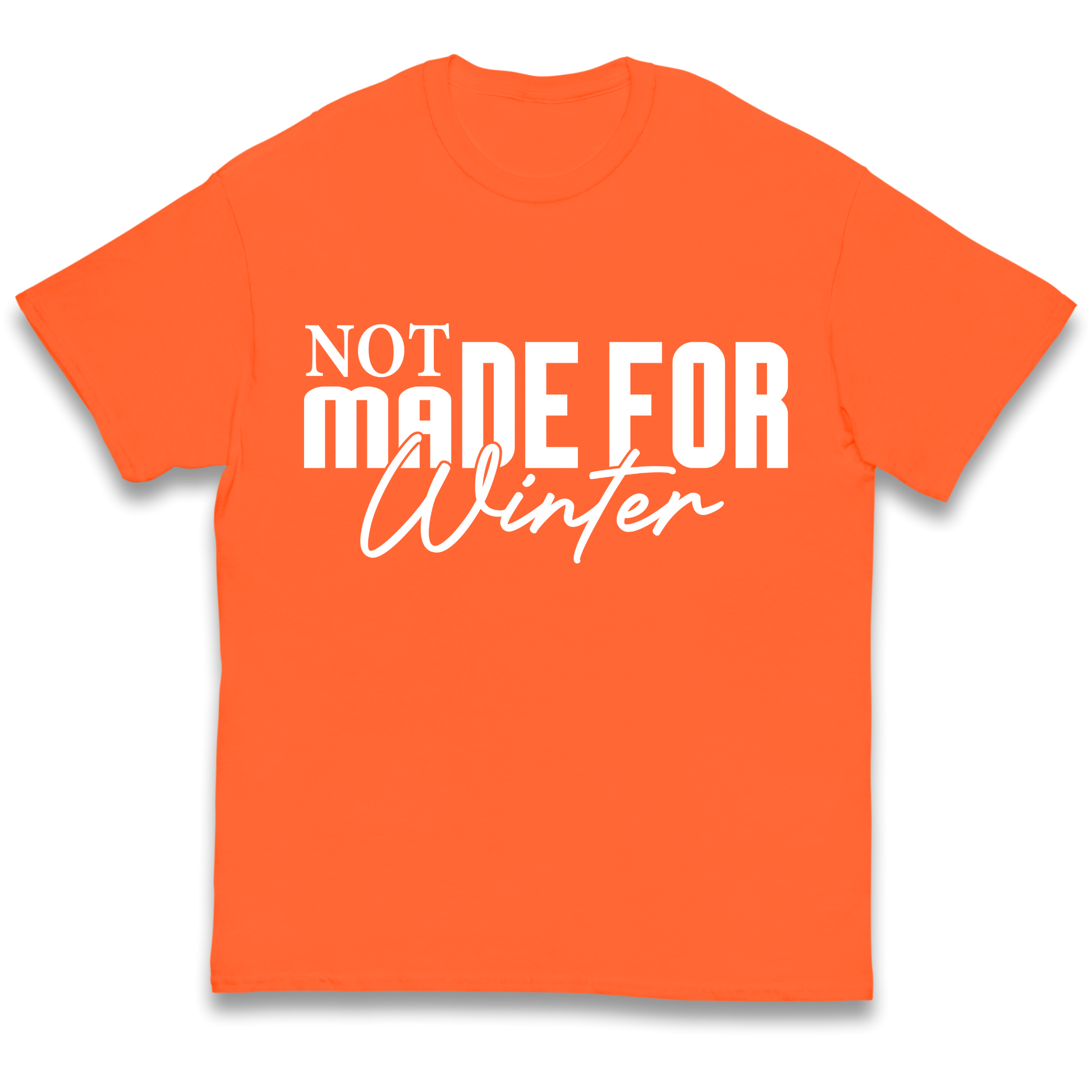 Not Made For Winter Christmas kids t shirt