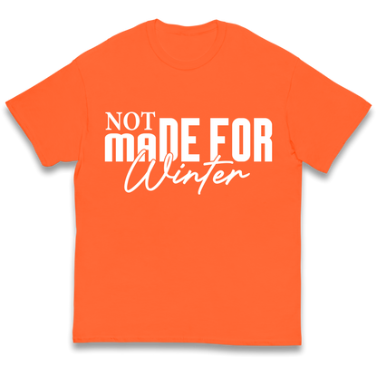 Not Made For Winter Christmas kids t shirt