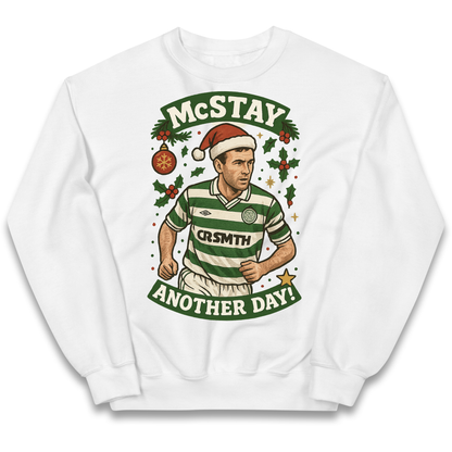 Paul McStay Celtic Christmas Kids Jumper
