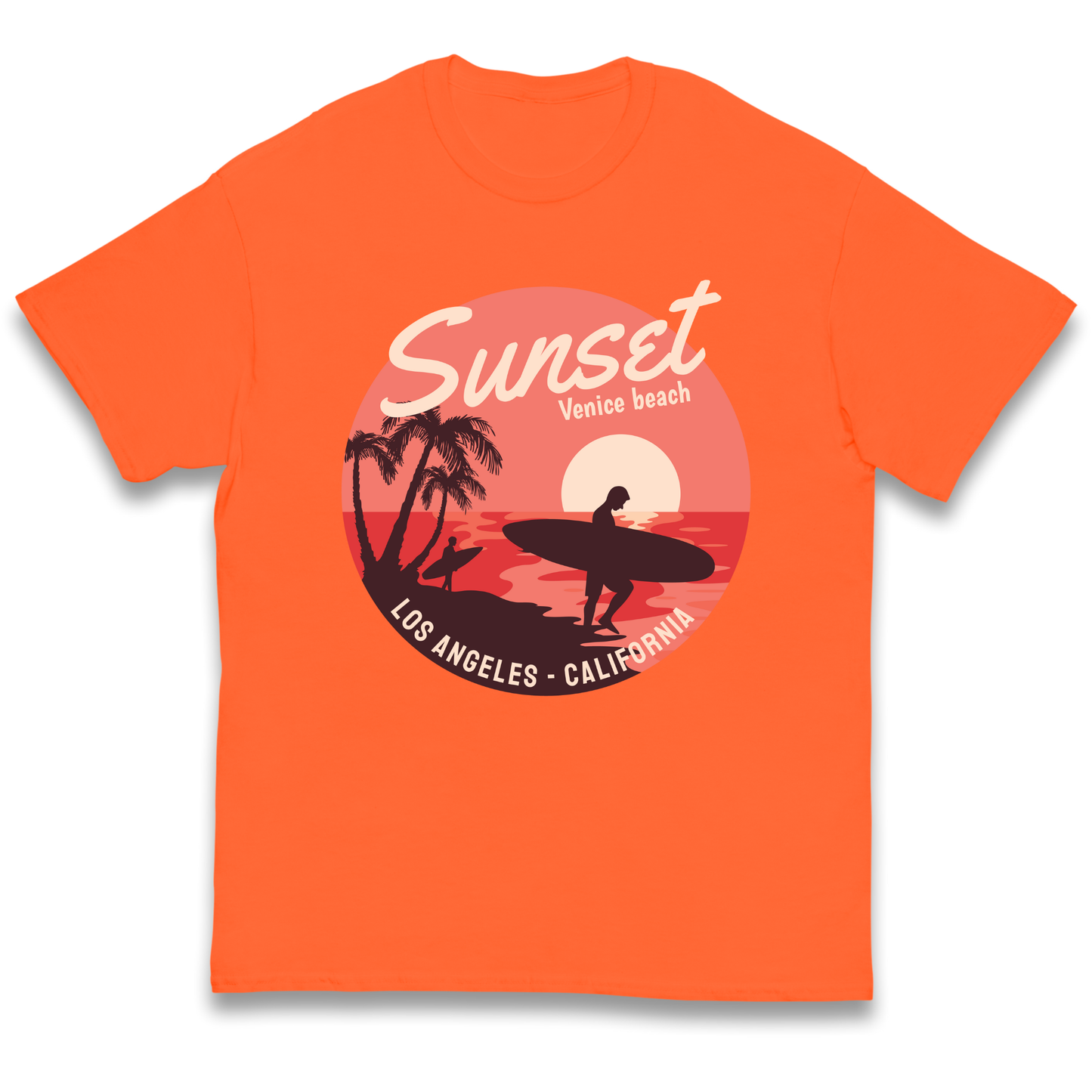 Sunset Venice Beach kids t shirt