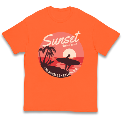 Sunset Venice Beach kids t shirt