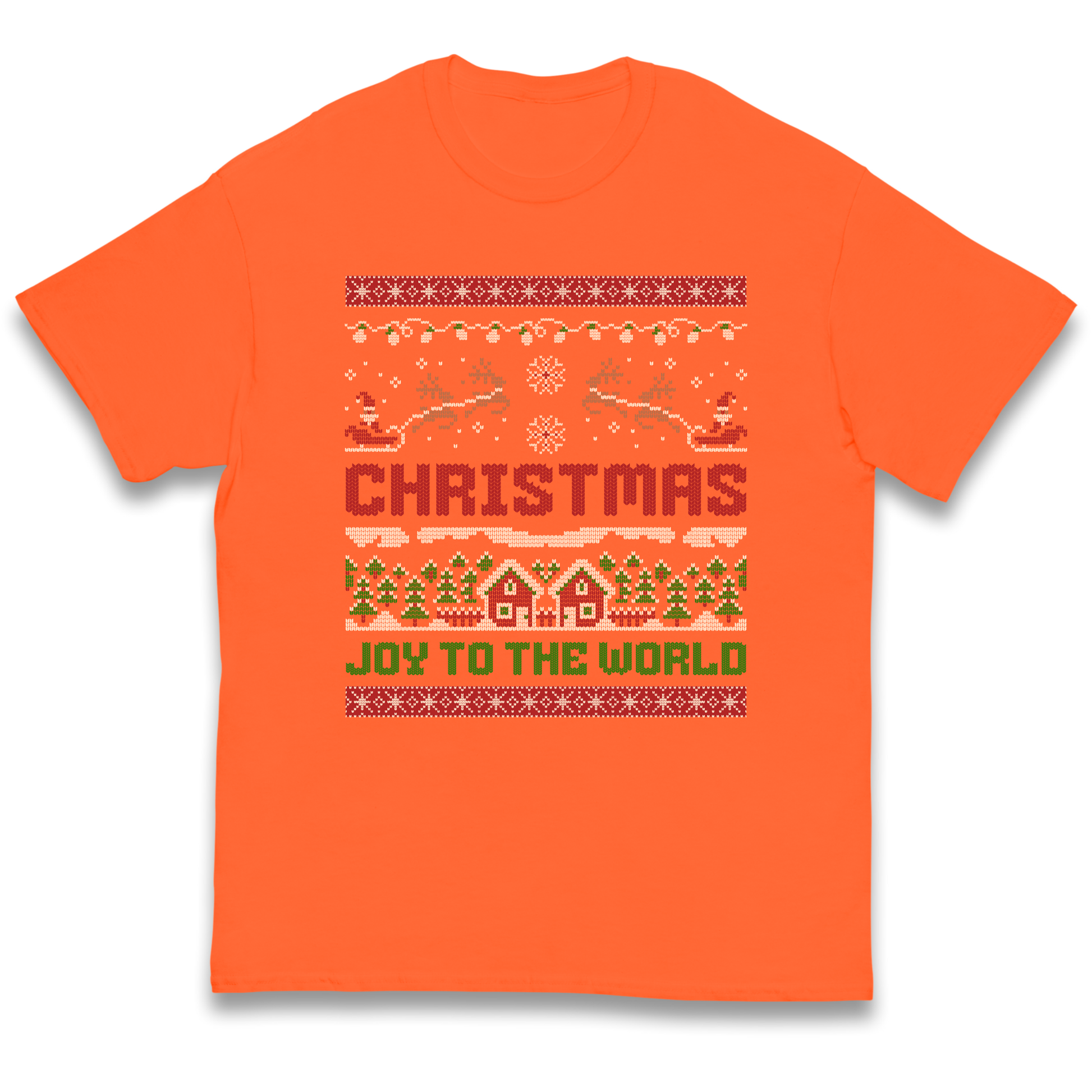 Christmas Joy to the World Christmas kids t shirt