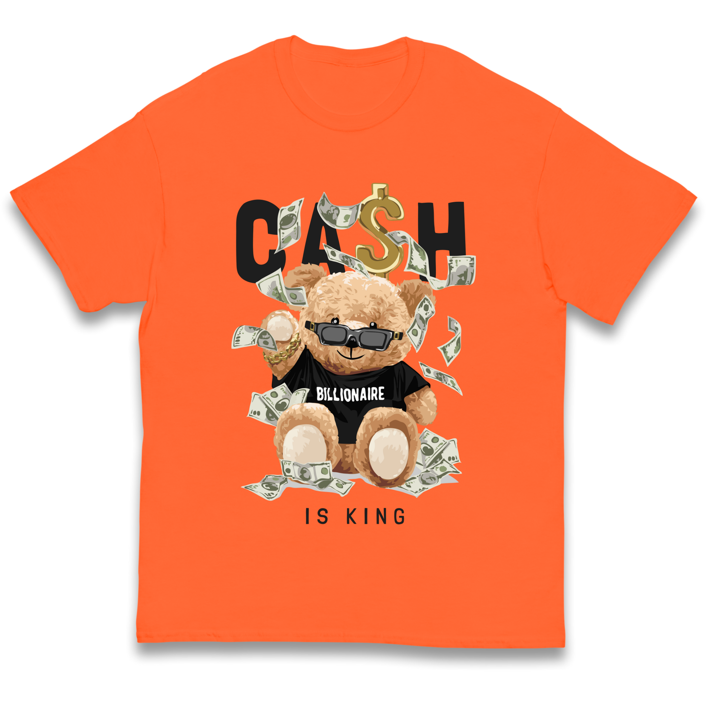 Teddy Bear Billionaire Streetwear kids t shirt