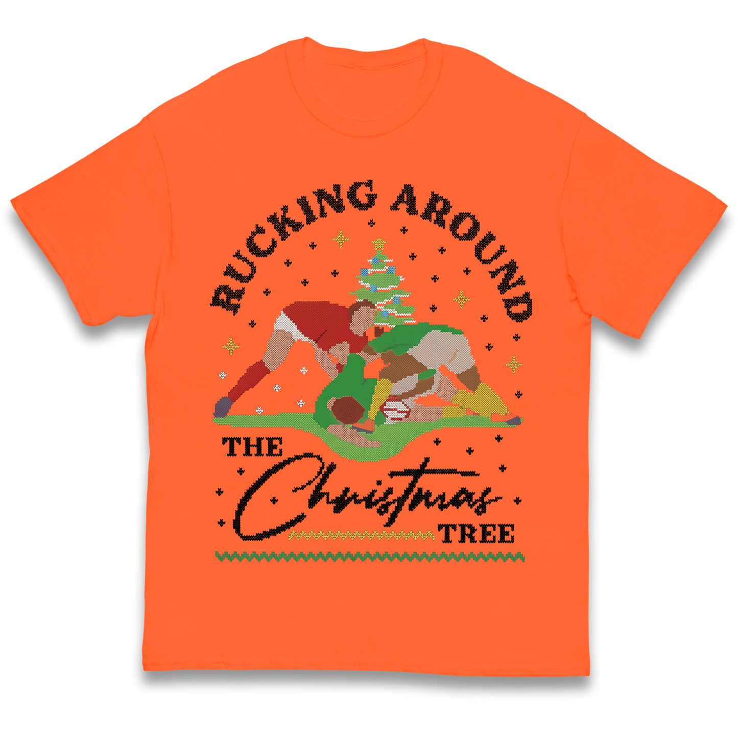 Rugby Christmas Kids T Shirt