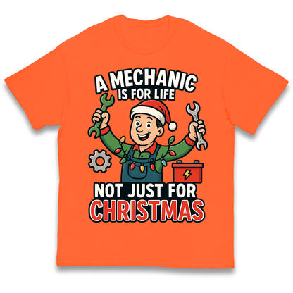 Mechanic Christmas Kids T Shirt