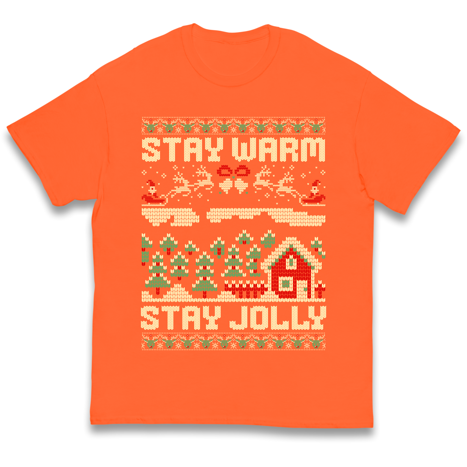 Stay Warm Stay Jolly Christmas kids t shirt