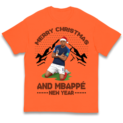 Mbappe Christmas Kids T Shirt
