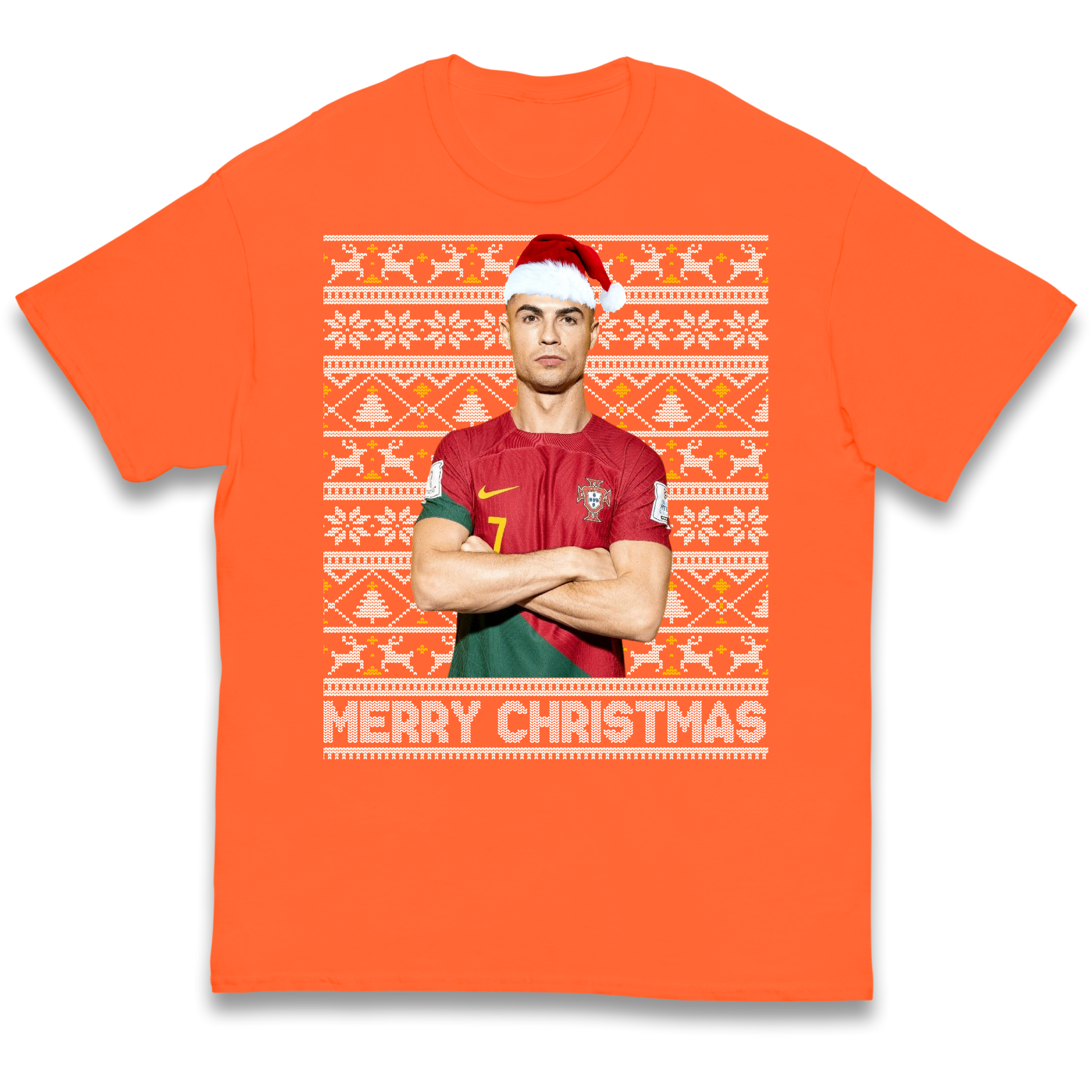 Merry Christmas Ronaldo kids t shirt