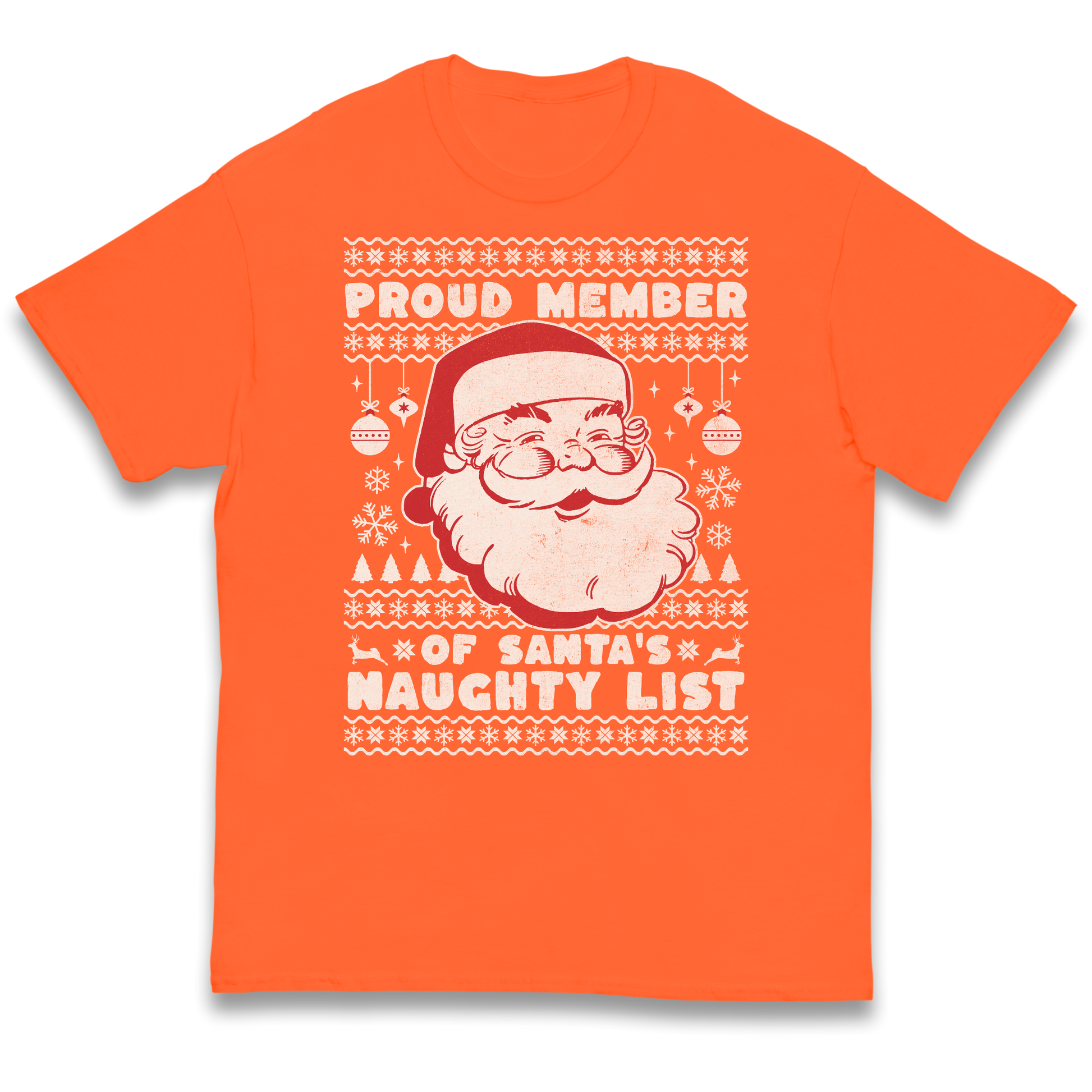 Proud Member Of Santas Naughty List Christmas kids t shirt