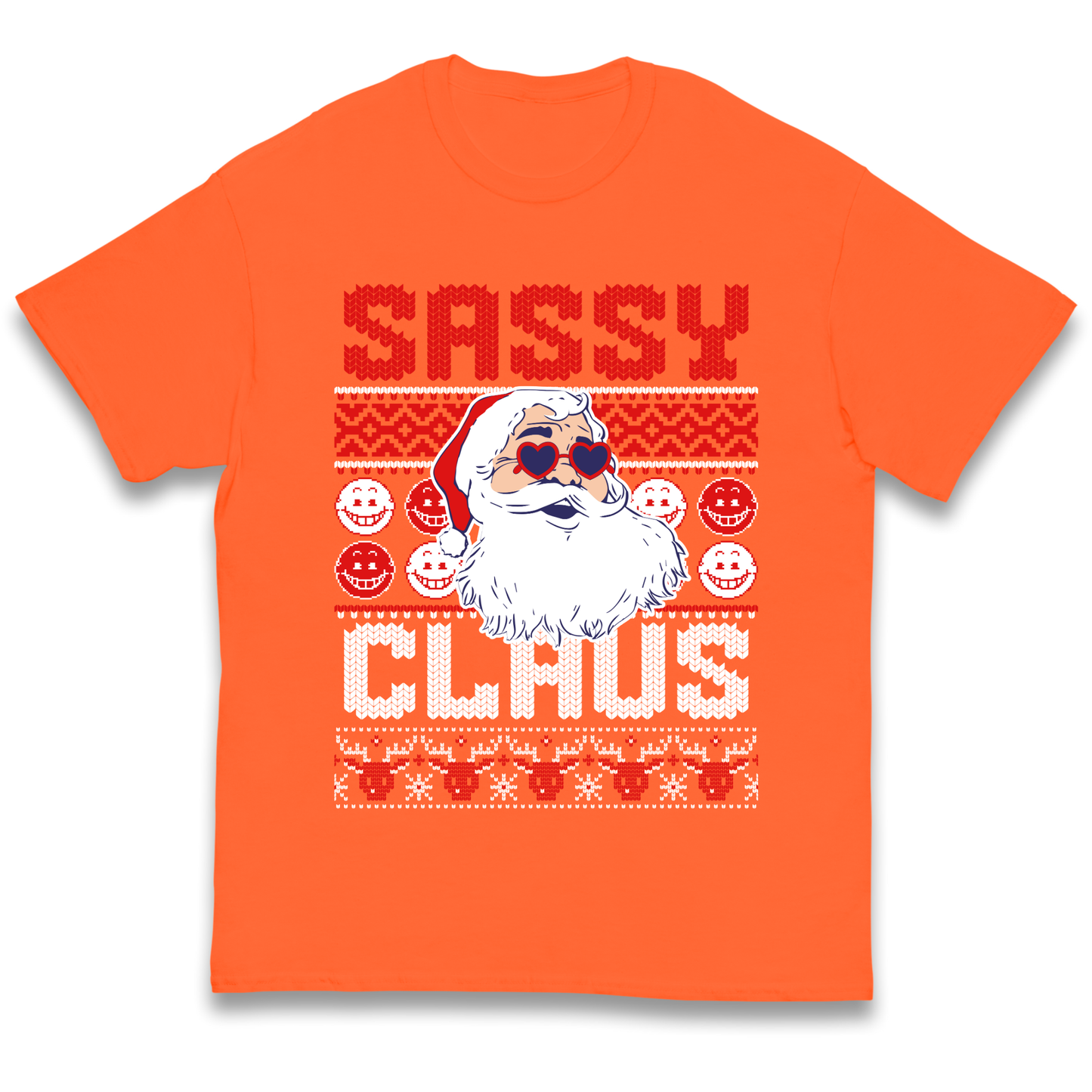 Sassy Claus Santa Christmas kids t shirt