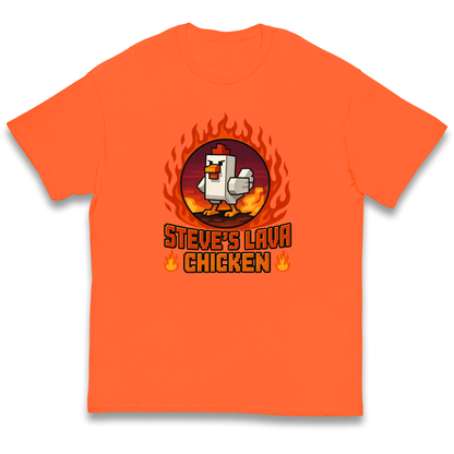Steve Lava Chicken Kids T Shirt