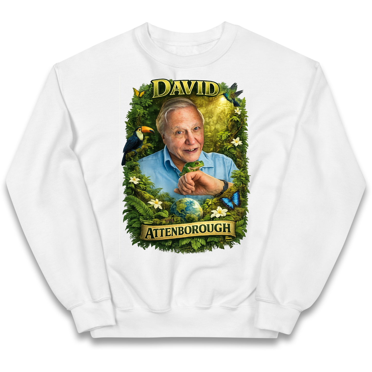 David Attenborough Kids Sweatshirt