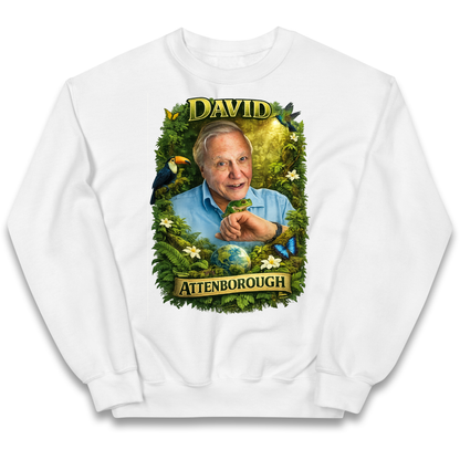 David Attenborough Kids Sweatshirt
