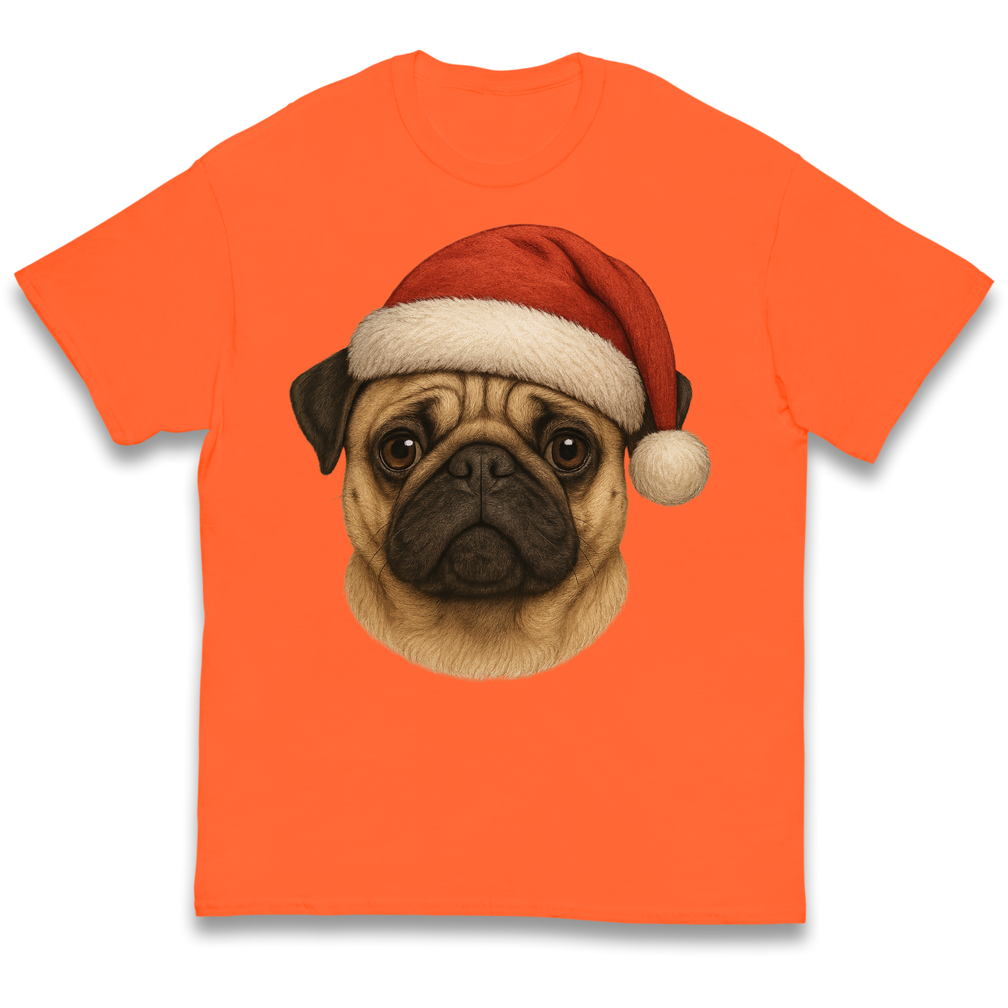 Pug Face Christmas kids t shirt