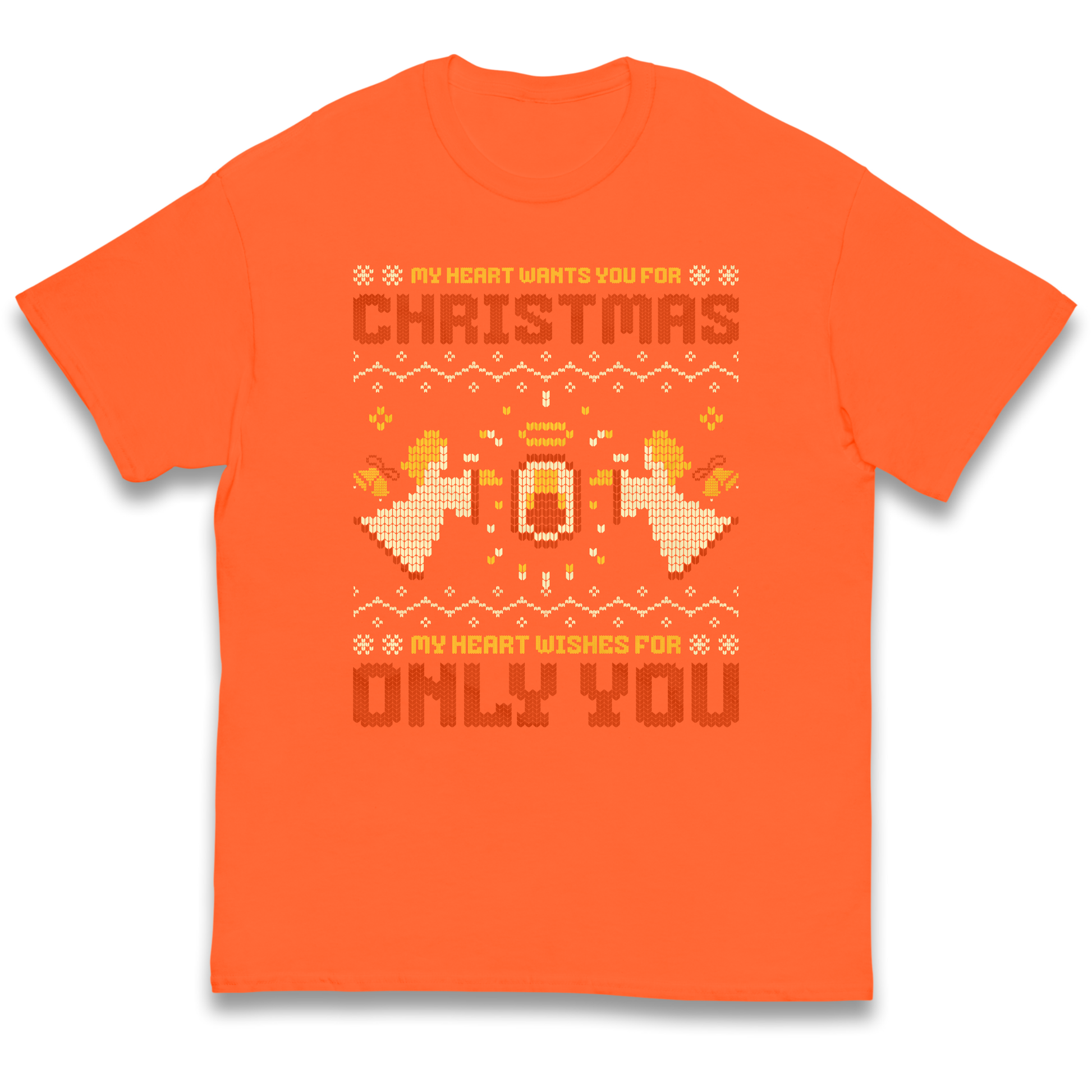 My Heart Wants You For Christmas Only You Christmas kids t shirt