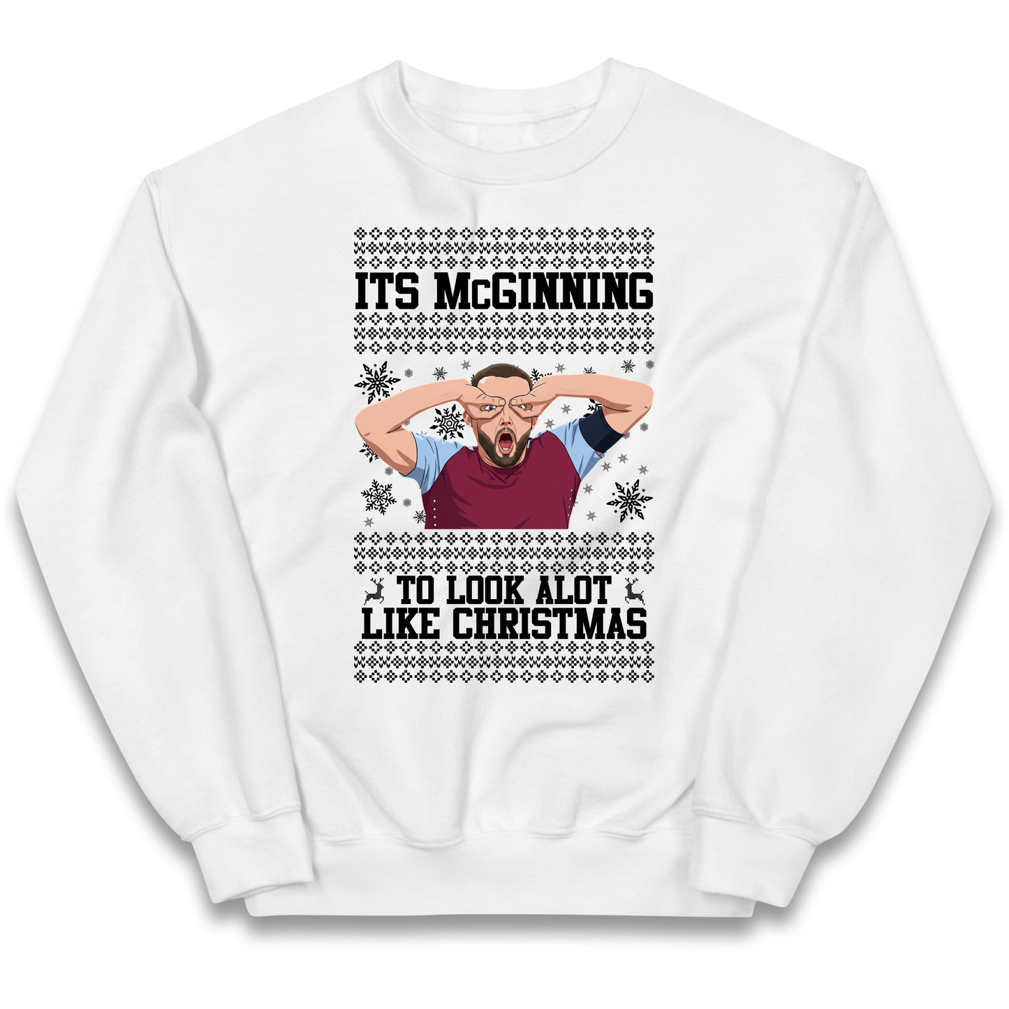 John McGinn Christmas Kids Jumper