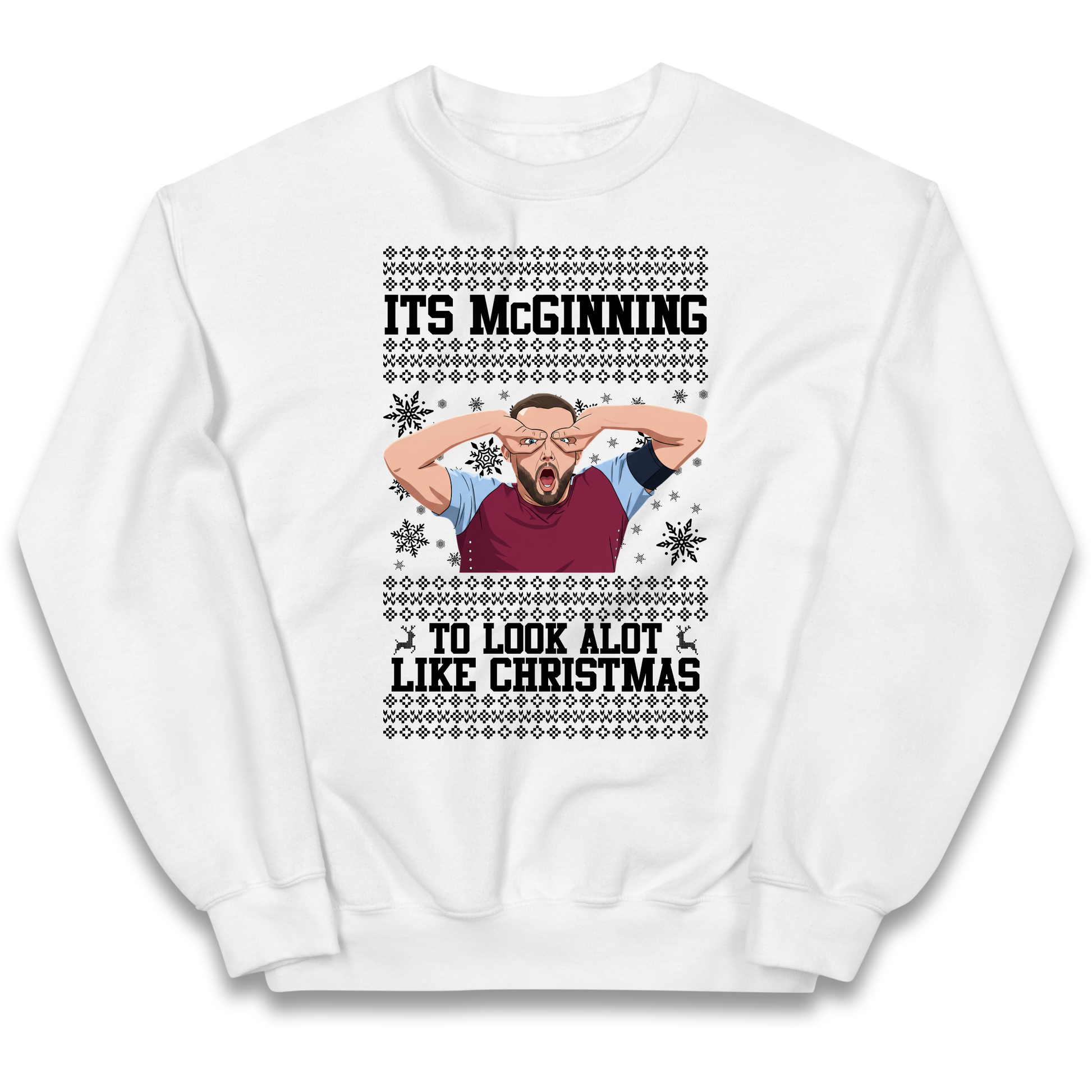 John McGinn Christmas Kids Jumper