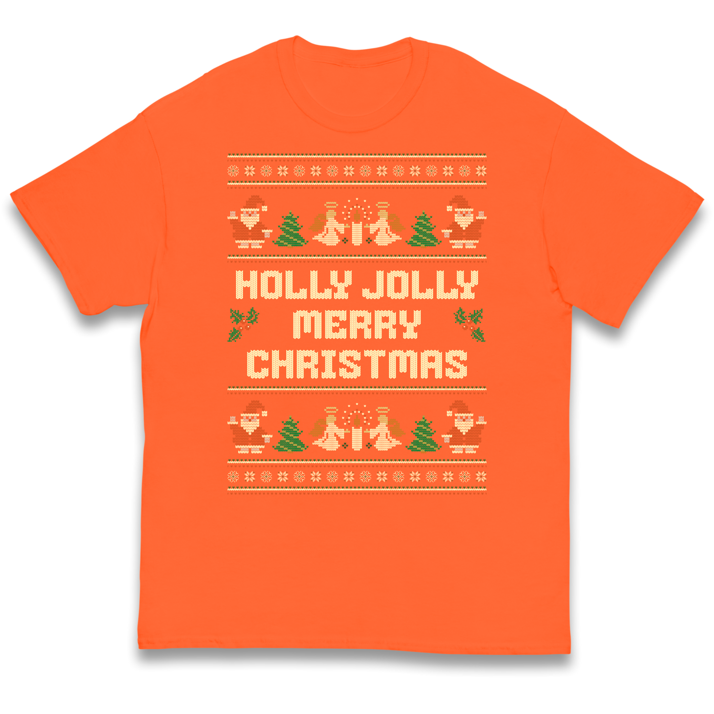 Holly Jolly Merry Christmas kids t shirt
