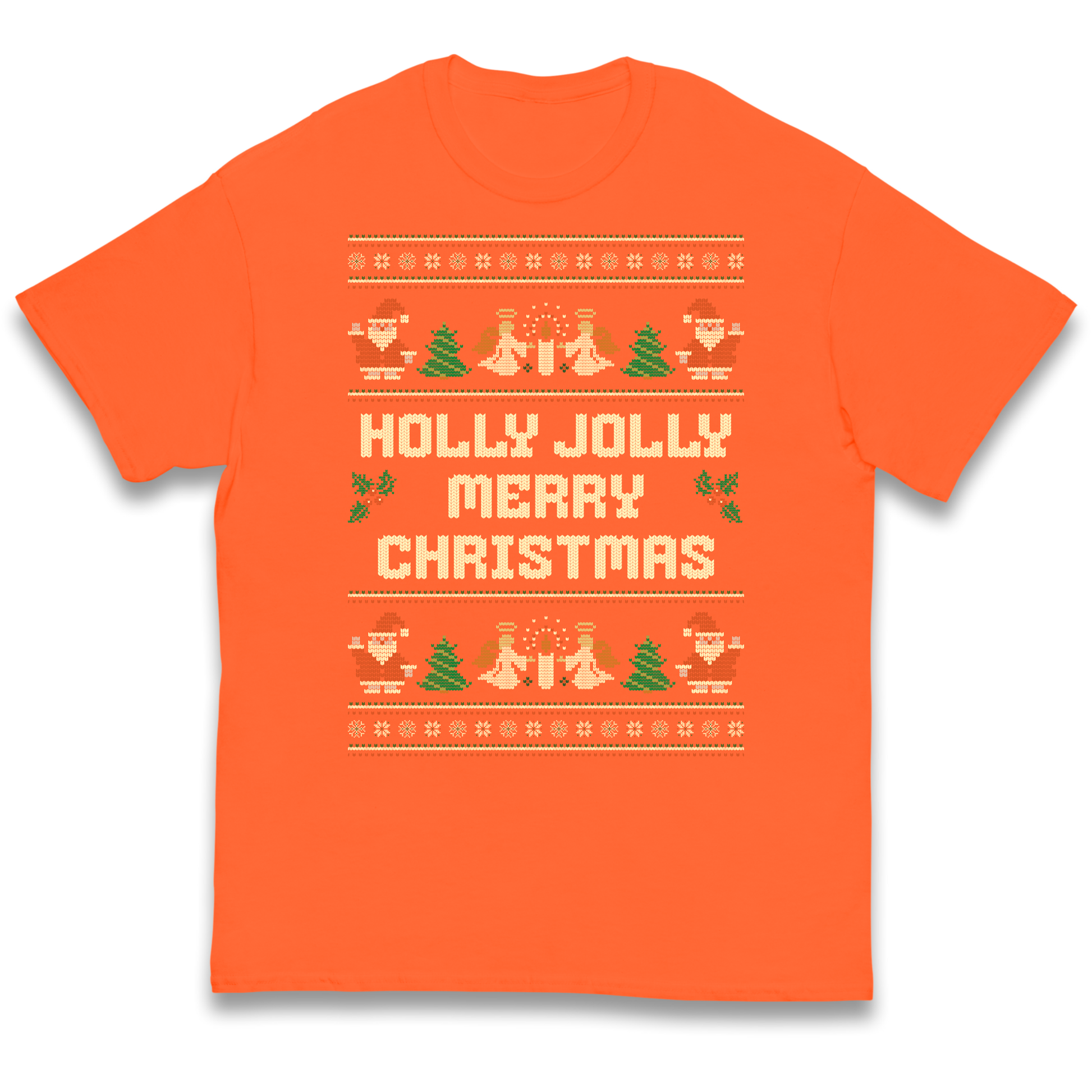 Holly Jolly Merry Christmas kids t shirt