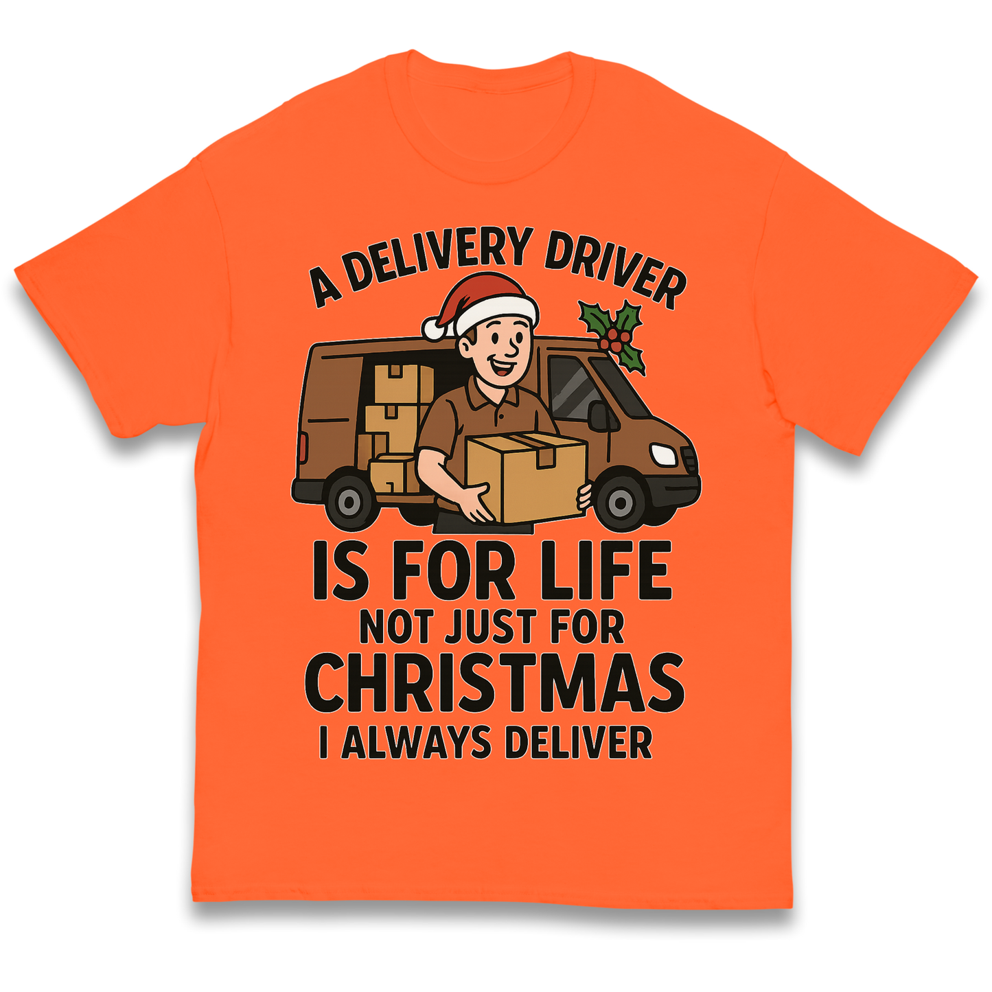 Delivery Driver Christmas Kids T Shirt