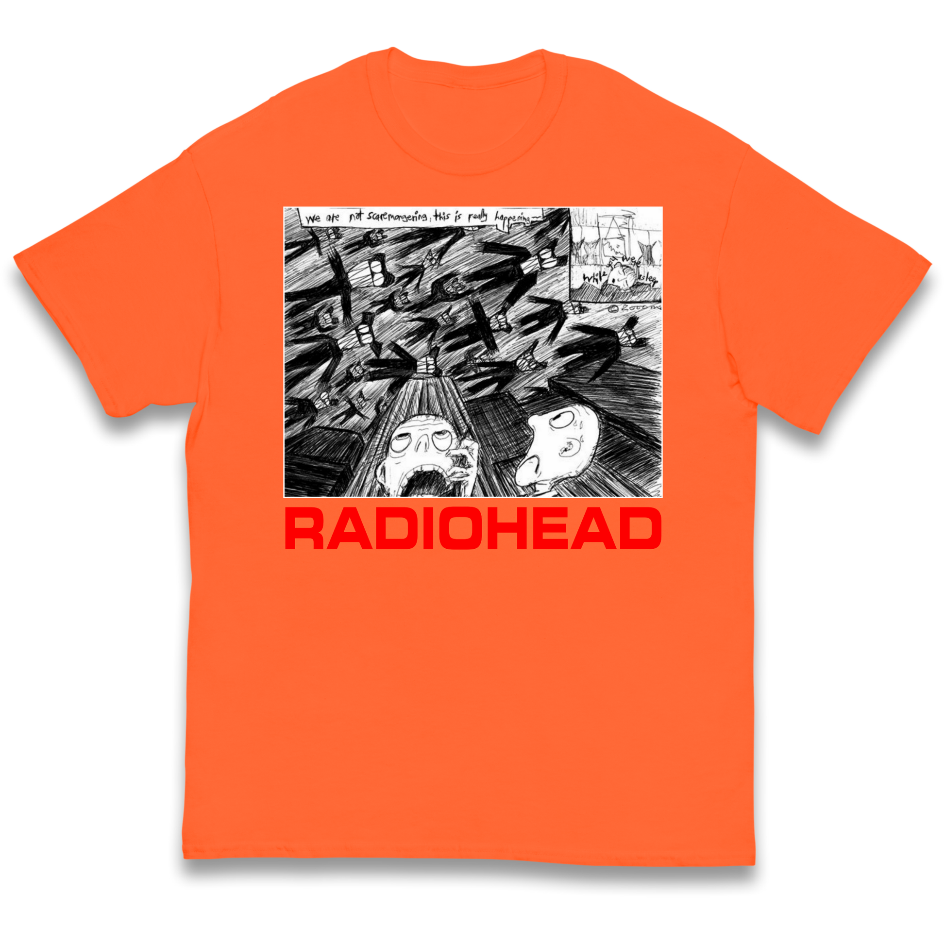 Radiohead We Are Not Screaming kids t shirt