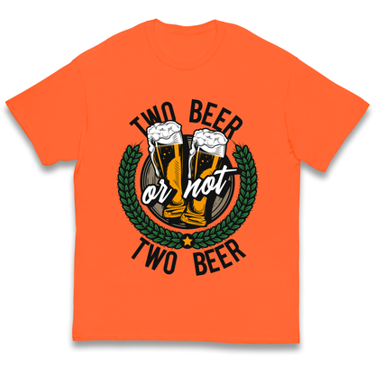 Two Beer or not Two Beer kids t shirt