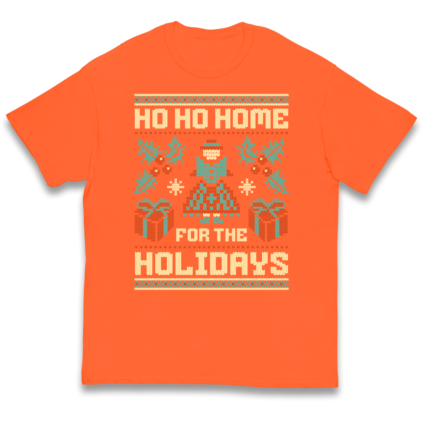 HO HO Home For the Holidays Christmas kids t shirt