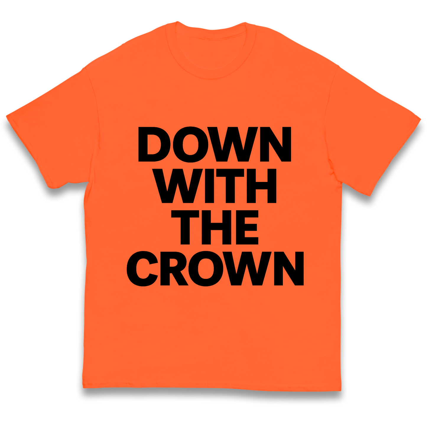 DOWN WITH THE CROWN kids t shirt