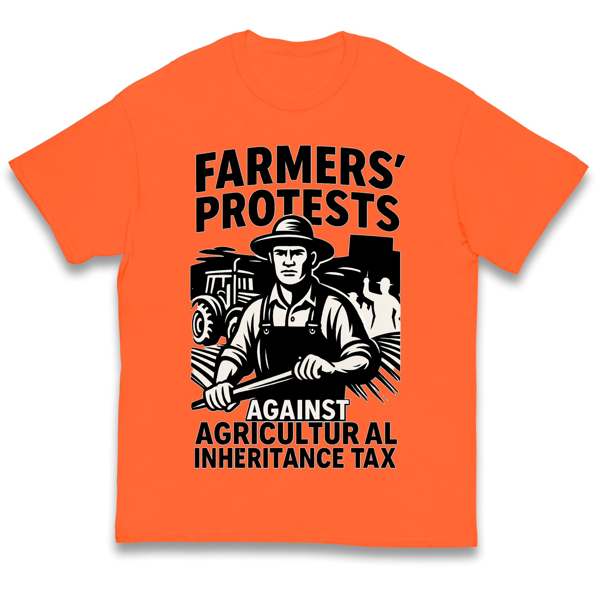 Farmers’ Protests Against Agricultural Inheritance Tax kids t shirt