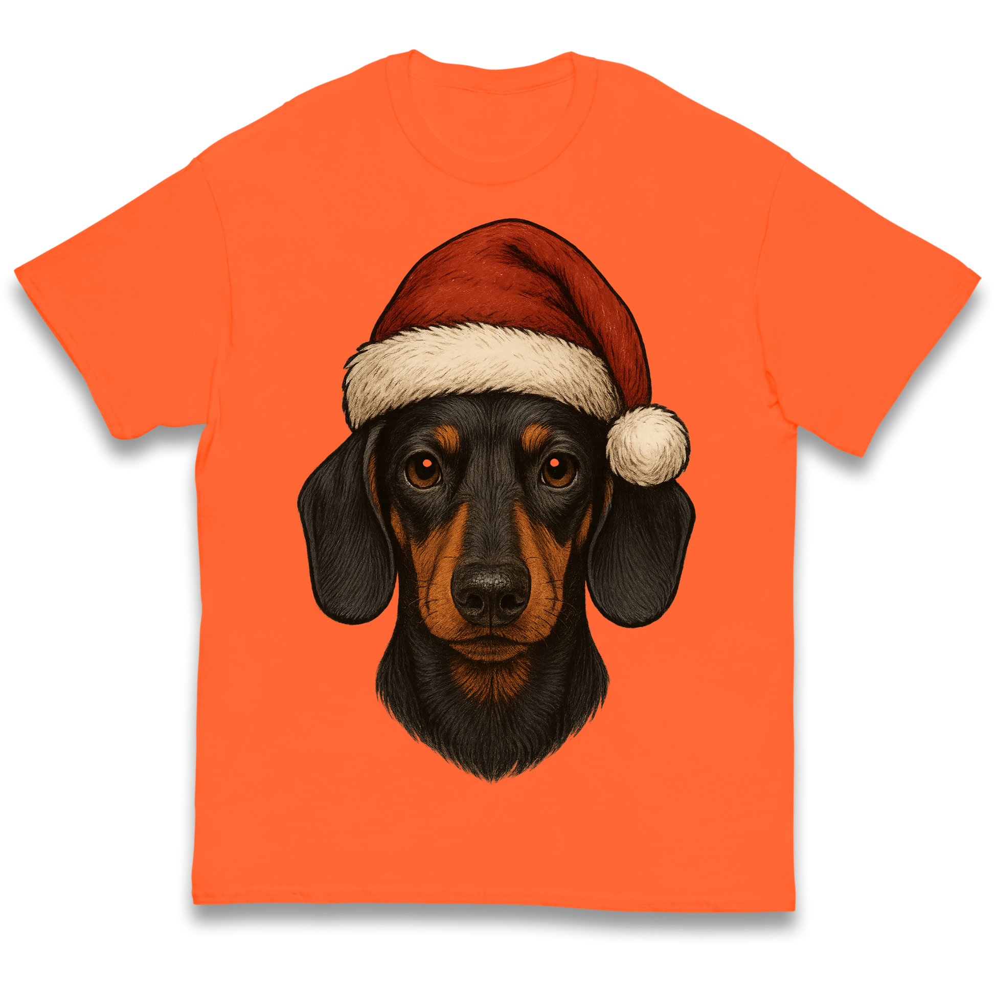 Sausage Dog Christmas Kids T Shirt