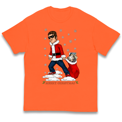 Liam Gallagher Christmas Santa kids t shirt
